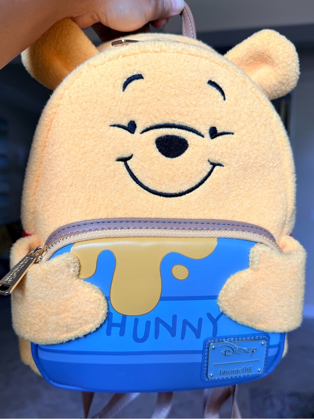 NWT Disney Winnie the Pooh 'Hunny' Plush Loungefly Backpack